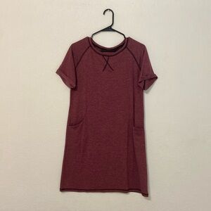Red/Pink T-shirt Dress, Size Small
